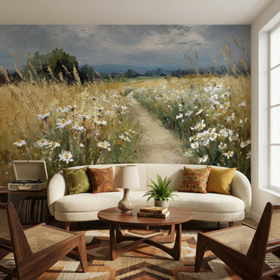 Papier peint paysage mural Wildflowers