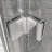 Pivot Shower Doors, 32" W X 72" H Frameless Bi-Fold Swing Shower Door,1/4" (6Mm) Clear Tempered Glass, Chrome Finish Hardware, Reversible Installation