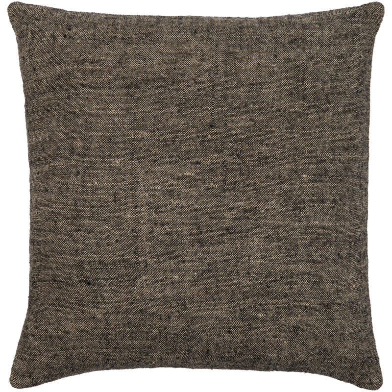 Coussin Alcona, Gris foncé, 20 po x 20 po, Inférieur