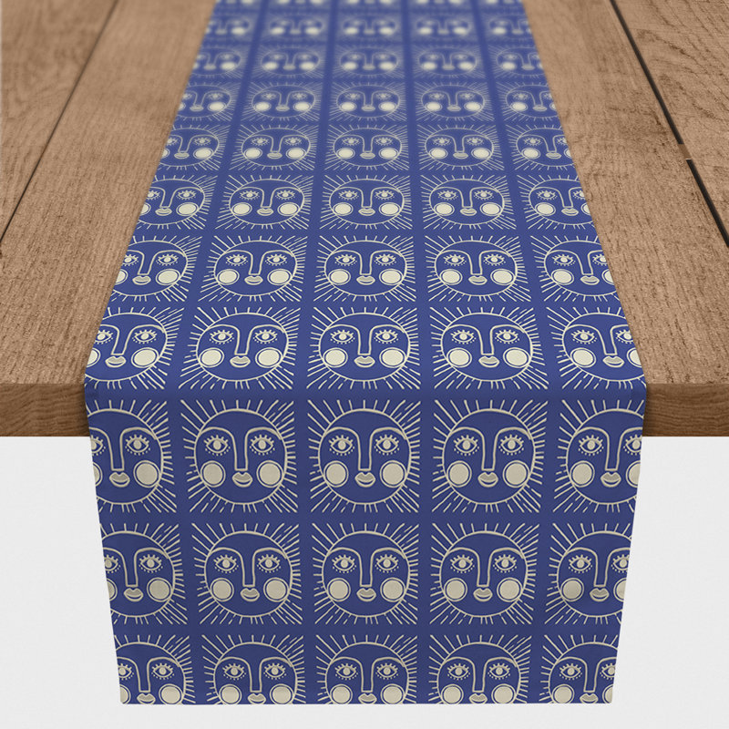 Bannu Rectangle Polyester Table Runner, 90" x 16"