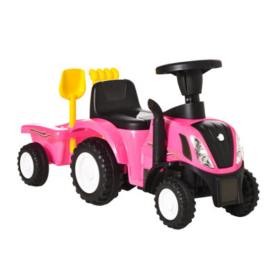 HOMCOM Push/Pull Ride On