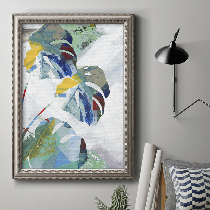 «Monstera X», reproduction sur toile encadrée, H 27 po x l 18 po x P 2,5 po