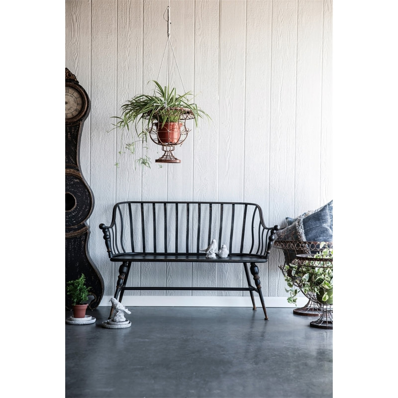 Banc en métal 50 po x 25 po x 32 po Warren