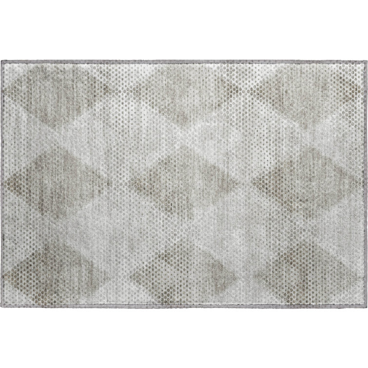 Premium Machine Washable Cerrito Amf539 Gray Rug