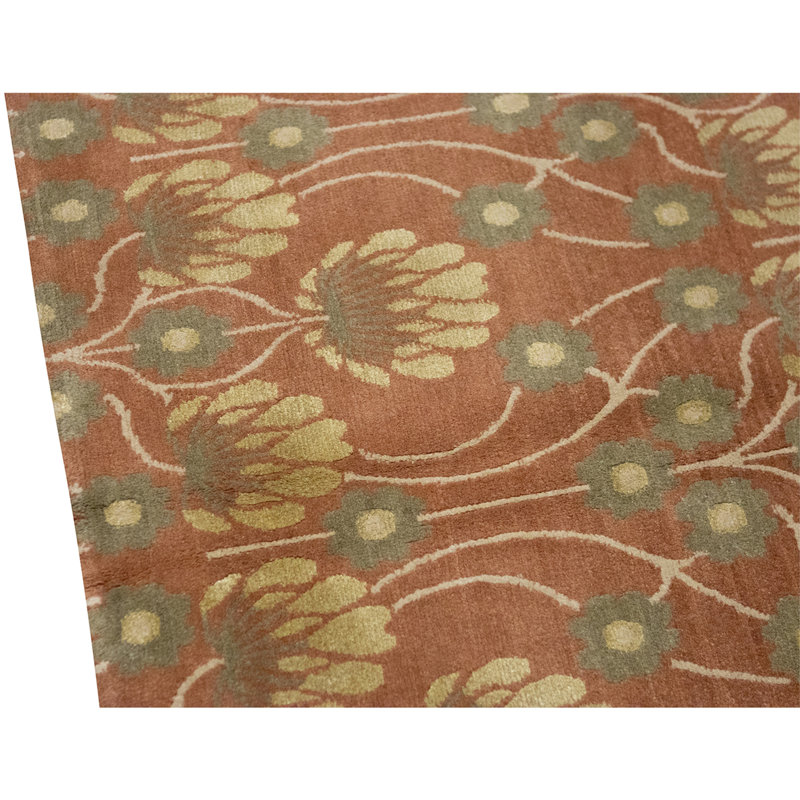 Tapis chameau noué à la main de haute qualité