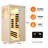 Single Person Spruce Far Infrared Sauna with Smart Control Panel