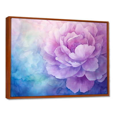 Pivoine brillante en pleine floraison I - décoration murale pivoine
