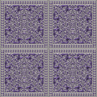 Mauve Tapis décoratif