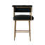 Beyan Upholstered Counter Stool with Metal Frame-284218418