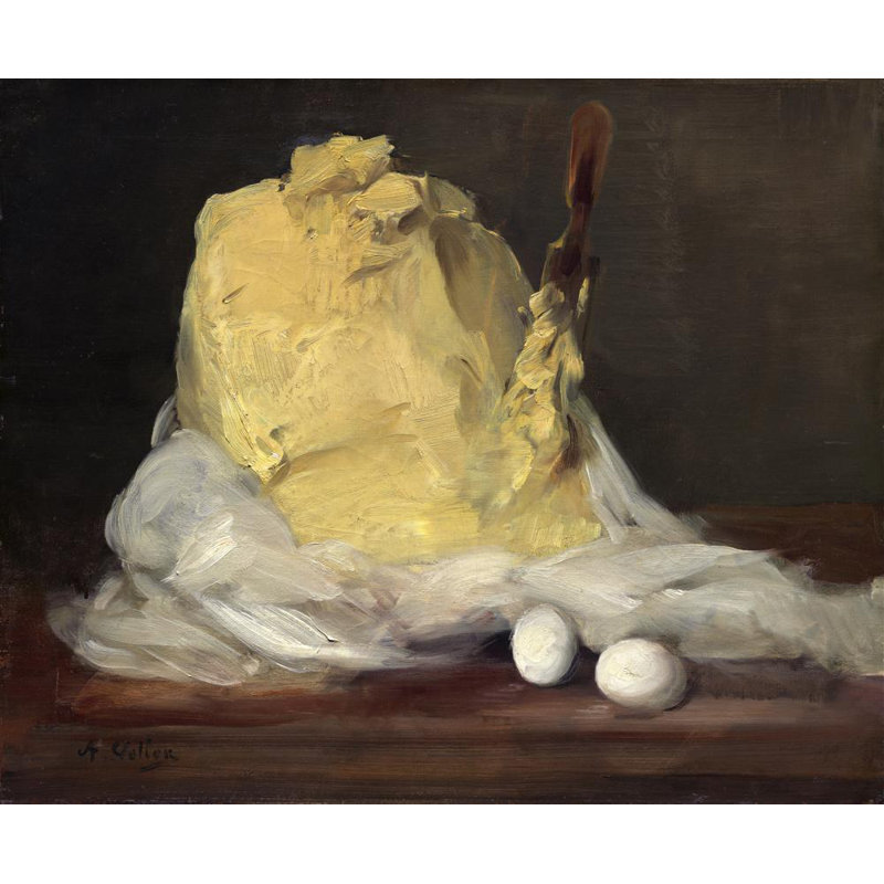 "Mound of Butter" par Antoine Vollon - Art mural sur toile tendue avec châssis, H 18 po x l 14 po