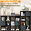 Bibliothèque de rangement - Tablette de présentation multifonctionnelle pour le salon, la chambre à coucher et le bureau personnel-1233830428-1216848945-1212577087