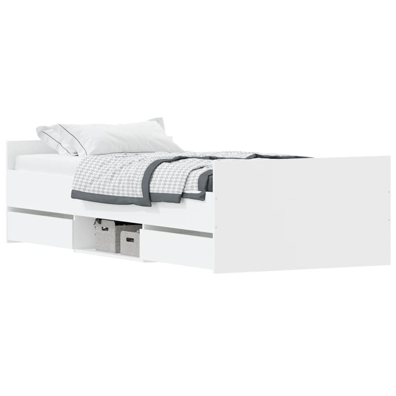 Addylen Storage Bed, White, Single (3')
