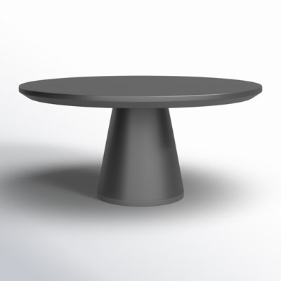 Delijah 63'' Concrete Outdoor Dining Table