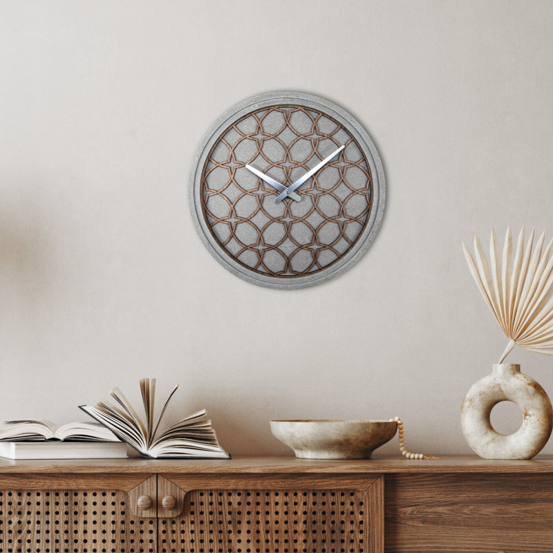 Concrete Love Round 39.5cm Wall Clock