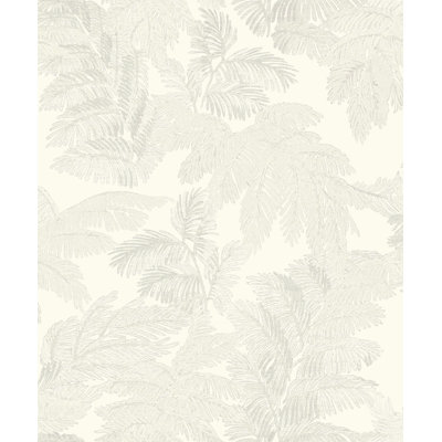 Italian Style Palm Leaf Design Wallpaper Roll