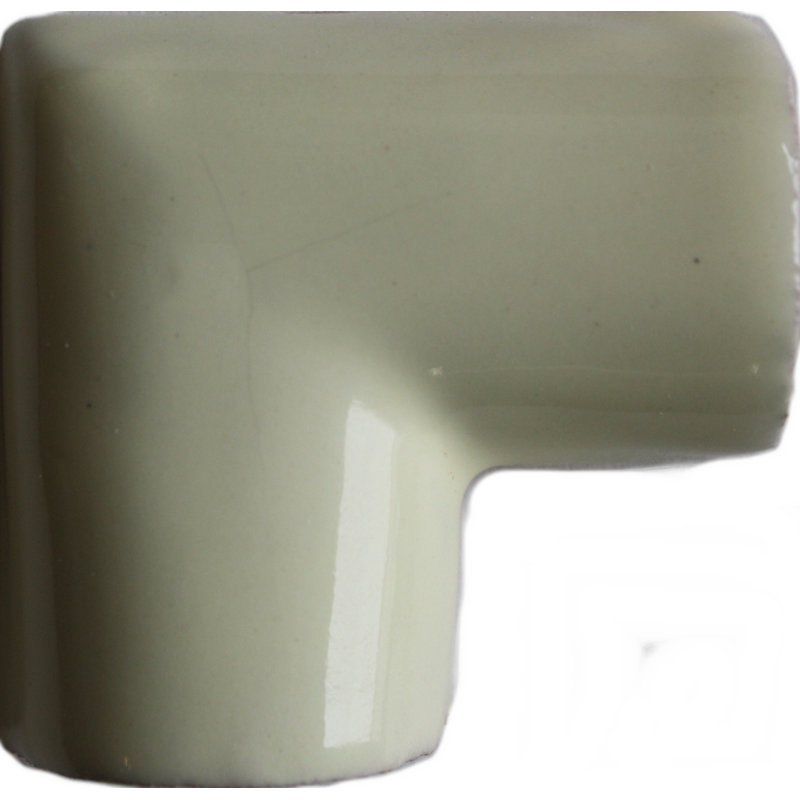 2" x 2" 5pcs TalaMex Talavera Clay Pencil Corner, White