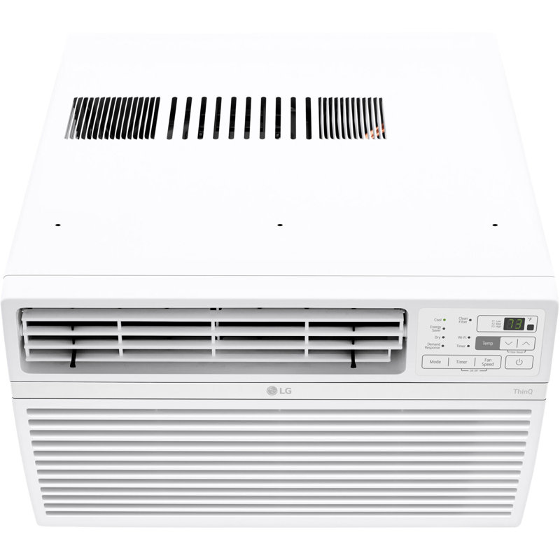 LG 10,000 BTU White Smart Window Air Conditioner with Remote