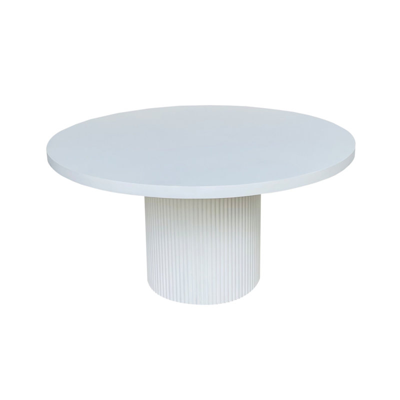 Bois rond rond Elle, Blanc
