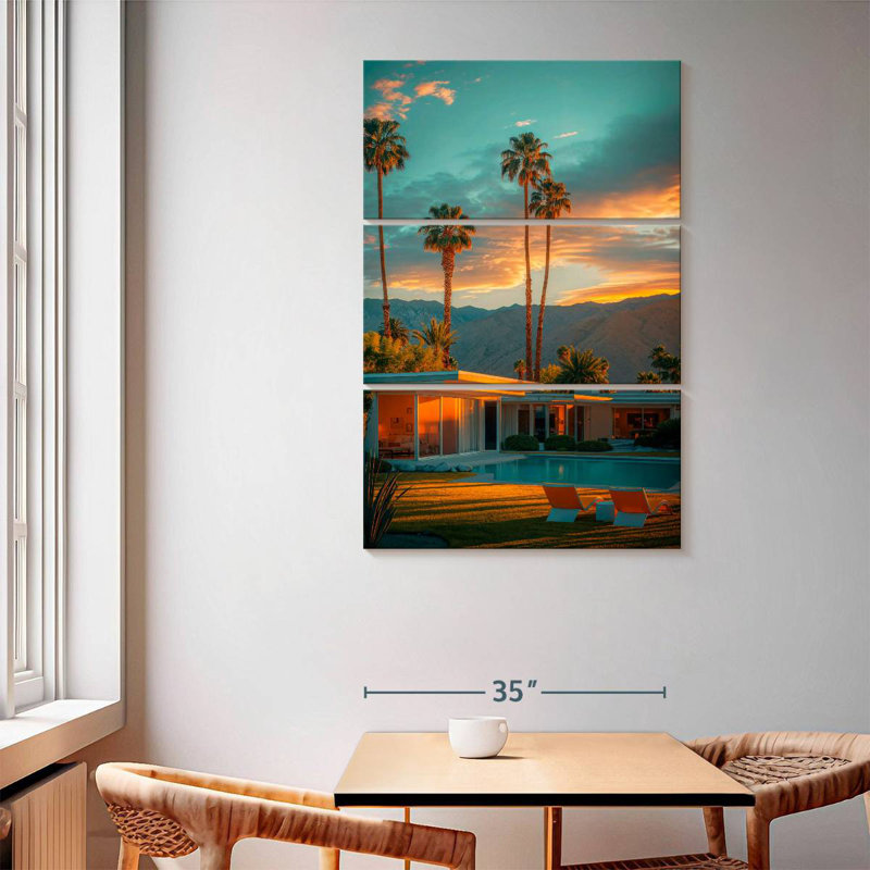 Lilie Palm Springs Golden Sunset, H 65 po x l 42 po