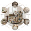 Upholstered Swivel Armchair-1395708218