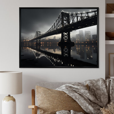 " Gray Bridge Urban Connection Charcoal II "