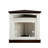 Corner Electric Fireplace With Mantelpiece For Living Room Or Bedroom, Replaceable Fireplace Insert Heaters, Realistic Log And Flame Effects, Remote Control, Timer