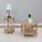 Round Engineered Wood Coffee Table