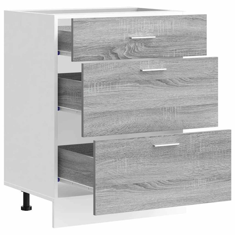 Lyon Kitchen Base Cabinet Lyon, grey sonoma