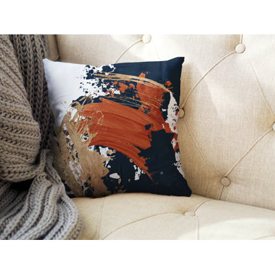 Liberty Street Abstract Indoor/Outdoor Throw Pillow