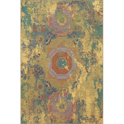 Tapis tissé à motif géométrique Star
