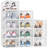 Shoe Box,12 Pcs Shoe Storage Boxes Clear Plastic Stackable, Shoe Organizer Containers With Lids