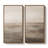 Calm Neutral Abstract Horizon - Set of 2 Framed Wall Art Print on Canvas 60"x30"x2pcs-30774777-30774776