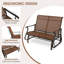 Chaise berçante d'extérieur en métal Wondell