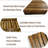 Youngquist Teak Non-Slip Shower Mat-625859240