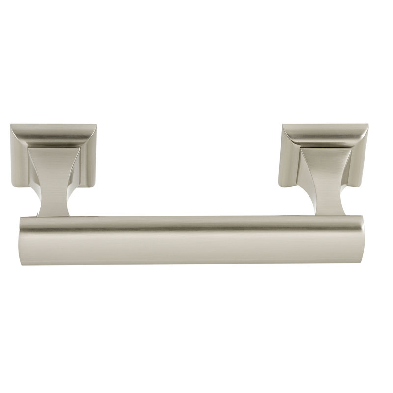 Manhattan Wall Mounted Swing Toilet Paper Holder, Satin Nickel