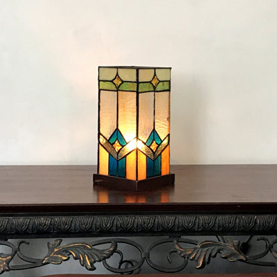  Lampe de table mission 1 lumière Gregory Tiffany