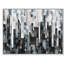 «Patchwork City - Floater Frame», reproduction d'art sur toile-46828217-46828218