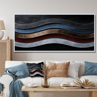 «Winbush Abstract Fractal Whispers Of Dark Color», art mural abstrait sur toile