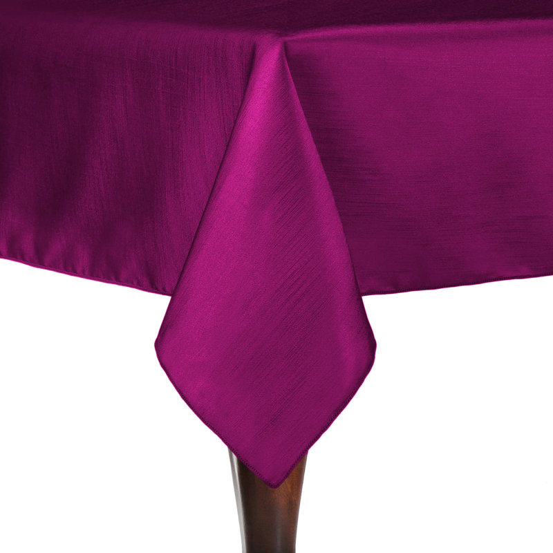 Solid Color Tablecloth, 108" x 72", 2, Raspberry
