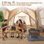 Inflatable Camping Tent with Air Beam Structure, Waterproof Family Tent for Outdoor Camping, 2 Person, 6 Person and 8 Person Options-125298725