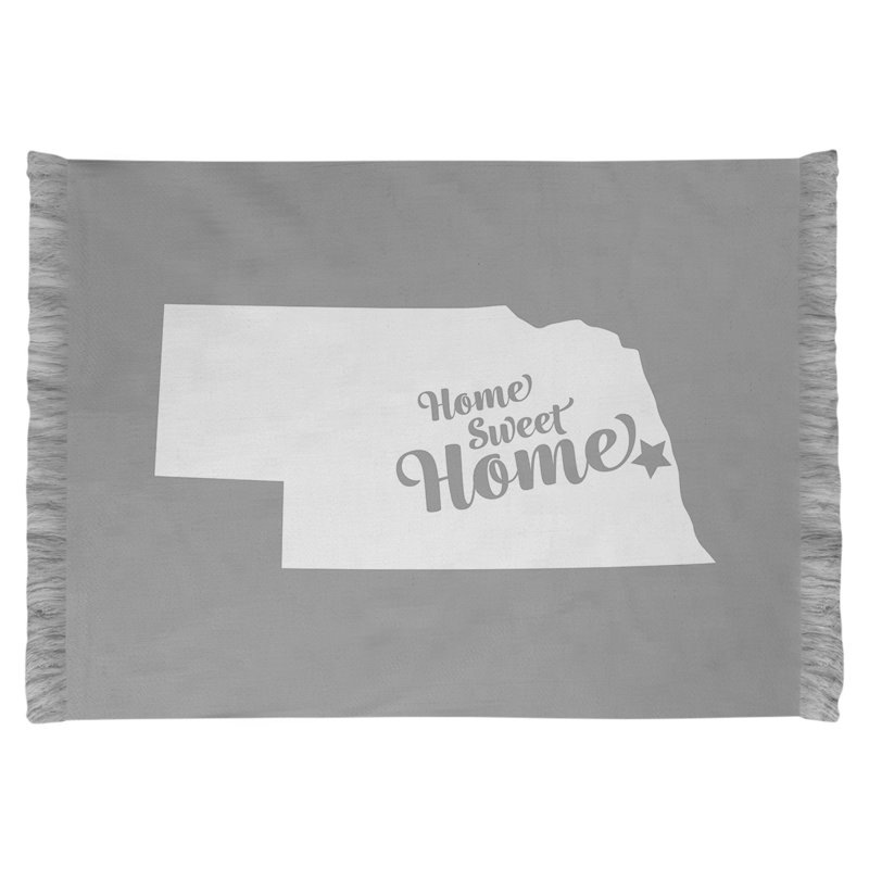 Tapis de zone gris doux home Omaha