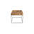 Teak Puzzle Frame Coffee Table