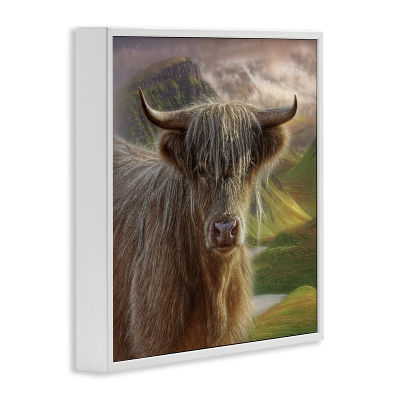 Vache au caramel au beurre, High Giclee, giclée par Collin Bogle, H 17 po x l 17 po