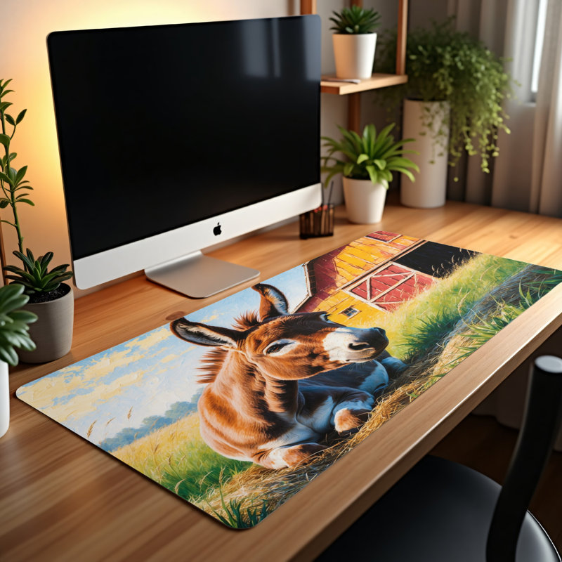 Polyester Desk Pad, 31.5x15.5
