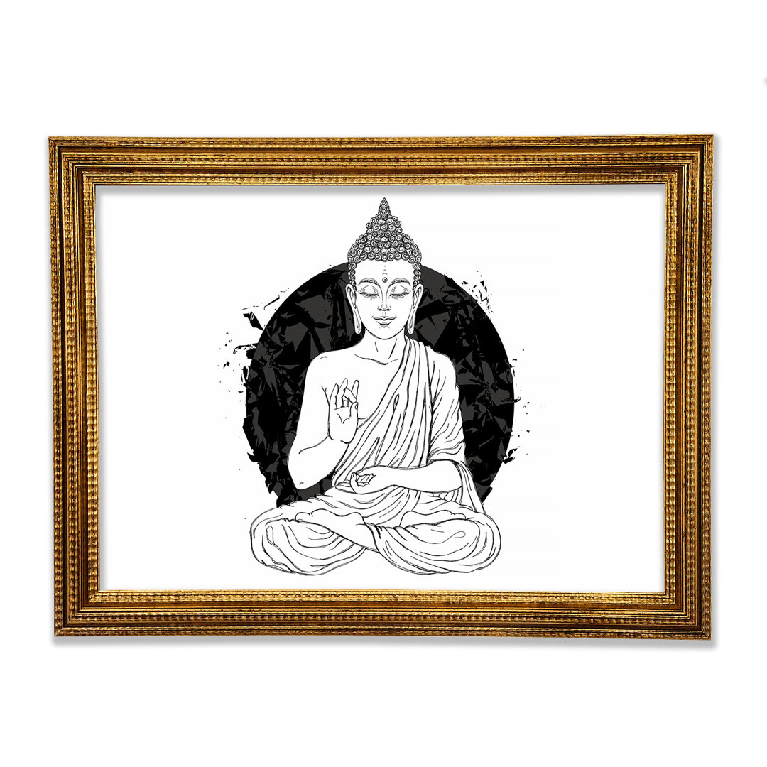 Buddha 13 - Einzelne Bilderrahmen Kunstdrucke