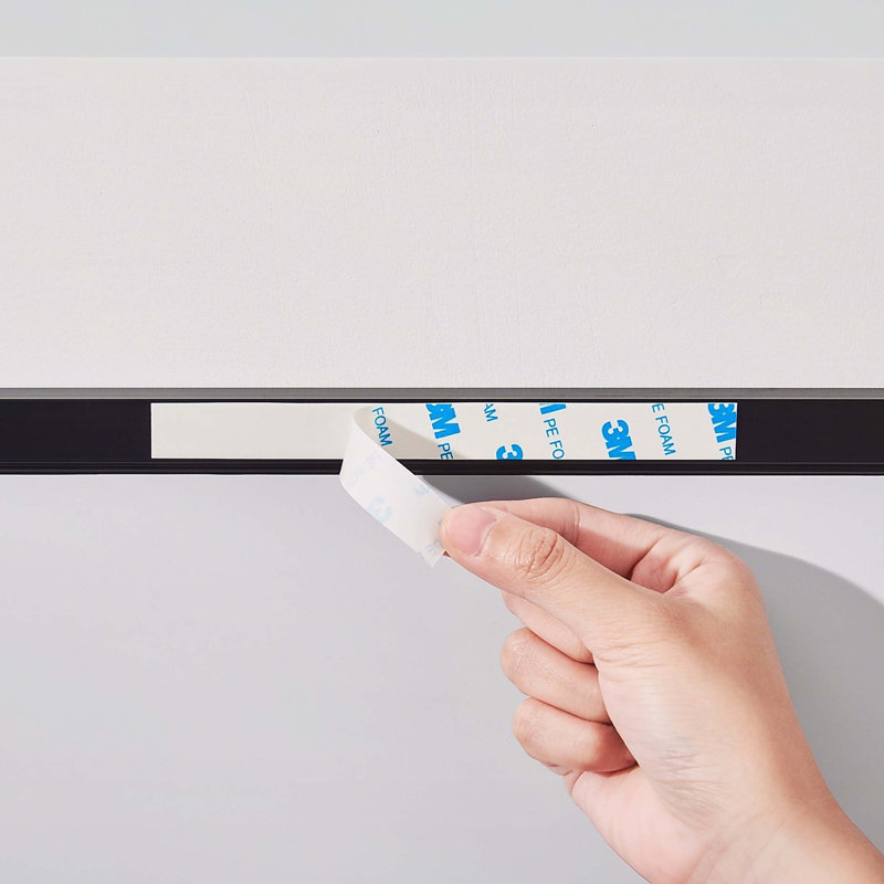 Cadre en alliage d'aluminium noir pleine longueur 70 po x 31 po, incliné ou fixé au mur, haute définition, incassable, idéal pour la chambre à coucher, le salon, le couloir - décor moderne pour la maison