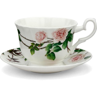Sonya Ceramic Teacup and Saucer