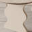 Cream-style solid wood rock plate dining table-1504704241