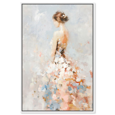 Cloud Dress I Fashion Art Canvas Print by Art Remedy