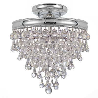 Calypso 3 Light Semi Flush Mount